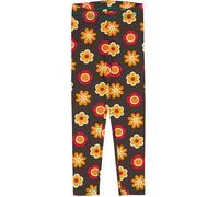 Sweat Leggings Blumen braun 86/92
