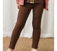 Sweat Leggings uni braun 146/152