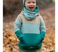 Sweat Pullover Colour-Blocking Grüntöne 98