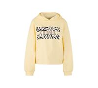 Marc Cain Hoodie mit Kapuze in Hellgelb, Größe 42