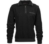 Sweat-Shirt Troyer Zip Antrazit 7XL