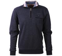 Sweat-Shirt Troyer Zip Marine 7XL