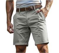 Sweat Shorts Herren,Cargohose Herren Kurz Sommer Shorts Kurze Hosen Leichte Cargo Chino Sporthose Freizeithose Stretch Bermuda mit Taschen Arbeitshose Outdoor Jogger Sommershorts Trekking Wanderhose