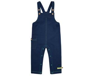 Sweat Strampler Jeans-Optik marineblau 86/92