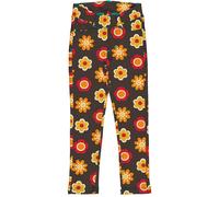 Sweat Treggings Blumen braun 98/104