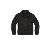 Brandit - Tactical Sweat Troyer Sweatshirt - Black XL
