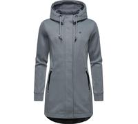 Sweat-Übergangsmantel mit Kapuze "Letti Bonded" Grey24 L