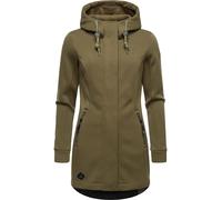 Sweat-Übergangsmantel mit Kapuze "Letti Bonded" Olive XXL