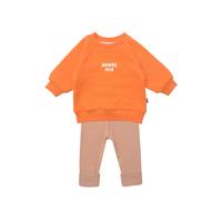 Sweatanzug LILIPUT "Amore Mio", Mädchen, Gr. 98/104, orange, 80% Baumwolle, 20% Polyester, bedruckt, Sportanzüge, bestehend aus Leggings und Sweatshirt (92376144-98) orange