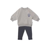 Sweatanzug LILIPUT "Happy", Mädchen, Gr. 110/116, blau, 95% Baumwolle, 5% Polyester, bedruckt, Sportanzüge, bestehend aus Sweatshirt und Leggings (69955326-110) blau