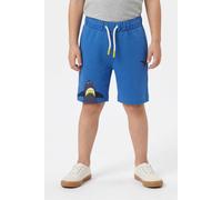 Sweatbermudas BLUE SEVEN, Jungen, Gr. 104, N-Gr, ocean, Sweatware, Obermaterial: 100% Baumwolle, bedruckt, unifarben, Basic kniefrei, Hosen (39946402-104) ocean
