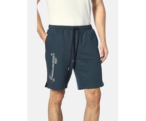 Sweatbermudas JAN VANDERSTORM "Sweatbermuda PERMARSEN", Herren, Gr. 6XL, N-Gr, blau (petrol), Obermaterial: 100% Baumwolle CO., Hosen (90298965-6XL) petrol