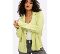 Sheego Sweatblazer im figurbetonten Schnitt 46 pistazie