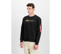 Alpha Industries Alpha Label Sweater Sweatshirt für Herren Black