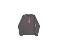Sweater ALPHA INDUSTRIES "Alpha PP Sweatshirt", Herren, Gr. M, grau (vintage grau), Obermaterial: 80% Baumwolle, 20% Polyester, regular fit, Sweatshirts Sweater (20827734-M) vintage grau