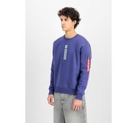 Alpha Industries Alpha Puff Print Sweatshirt Größe M Lila