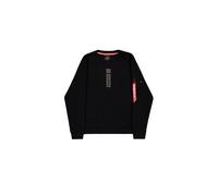 Alpha Industries - Reflective Print Sweater - Sweatshirt - Black XL