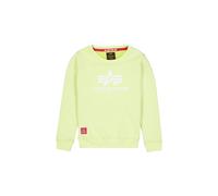 Sweater ALPHA INDUSTRIES "Basic Sweatshirt BL K", Mädchen, Gr. 14, grün (arctic lime), Obermaterial: 80% Baumwolle, 20% Polyester, regular fit, Sweatshirts Sweater (74565548-14) arctic lime
