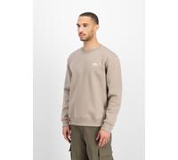 Sweater ALPHA INDUSTRIES "Basic Sweatshirt SL", Herren, Gr. S, beige (vintage sand), Obermaterial: 80% Baumwolle, 20% Polyester, regular fit, Sweatshirts Sweater (94186063-S) vintage sand