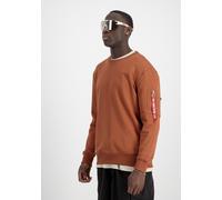 Sweater ALPHA INDUSTRIES "Dragon EMB Sweatshirt", Herren, Gr. XXL, braun (hazel braun), Obermaterial: 80% Baumwolle, 20% Polyester, regular fit, Sweatshirts Sweater (33426333-XXL) hazel braun