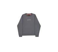Sweater ALPHA INDUSTRIES "Foam ML Sweatshirt", Herren, Gr. M, grauschwarz, Obermaterial: 80% Baumwolle, 20% Polyester, regular fit, Sweatshirts Sweater (21031704-M) grauschwarz