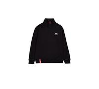 Alpha Industries Half Zip Sweater SL Sweatshirt für Herren Black