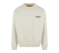 Sweater ANOTHER COTTON LAB "Another Cotton Lab", Damen, Gr. S, beige (weiß), 90% Baumwolle, 10% Polyester, bedruckt, Rundhals, Sweatshirts Sweater (74834369-S) weiß