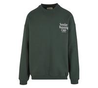 Sweater ANOTHER COTTON LAB "Another Cotton Lab", Damen, Gr. S, grün, 90% Baumwolle, 10% Polyester, bedruckt, Rundhals, Sweatshirts Sweater (48705604-S) grün