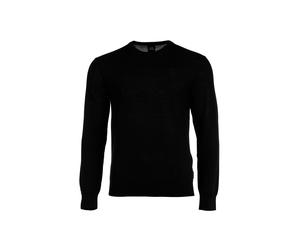 Sweater ARMANI EXCHANGE "Strickpullover", Herren, Gr. L, schwarz, Obermaterial: 100% Schurwolle WV., Sweatshirts Sweater (11413650-L) schwarz