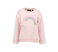 Sweater BLUE SEVEN "Blue Seven Sweatshirt", Mädchen, Gr. 98, rosa (4020, rosa), 100% Baumwolle, normal normal, Rundhals, gerader Abschluss, Sweatshirts Sweater (22098621-98) 4020, rosa