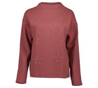 Sweater BLUE SEVEN "Sweatshirt mit Stehkragen", Damen, Gr. 38, rot (3920, burgund), 60% Baumwolle, 40% Polyester, normal normal, ohne Ausschnitt, gerader Abschluss, Sweatshirts Sweater (12695502-38) 3