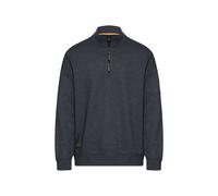 Sweater CAMEL ACTIVE, Herren, Gr. L, schwarz navy, Sweatware, Obermaterial: 60% Baumwolle, 40% Polyester, meliert, normal hüftbedeckend, Rundhals, Flachstrickbündchen, Sweatshirts Sweater, Sweat-Troye