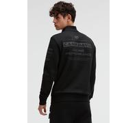 Sweater CAMP DAVID, Herren, Gr. 3XL, schwarz, Jersey, Material: 70% Baumwolle, 30% Polyester, bedruckt, regular fit normal, hoch geschlossener Ausschnitt, eingesetzt Rippbündchen, Sweatshirts Sweater,