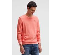 Sweater CAMP DAVID, Herren, Gr. 3XL, wild salmon, Jersey, Material: 92% Baumwolle, 8% Polyamid, bestickt, relaxed fit normal, Rundhals, eingesetzt Rippbündchen, Sweatshirts Sweater, mit Baumwolle (377