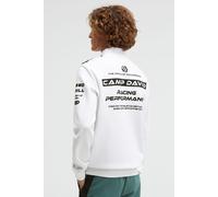 Sweater CAMP DAVID, Herren, Gr. M, weiß, Jersey, Material: 70% Baumwolle, 30% Polyester, bedruckt, regular fit normal, hoch geschlossener Ausschnitt, eingesetzt Rippbündchen, Sweatshirts Sweater, mit