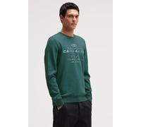 Sweater CAMP DAVID, Herren, Gr. S, petrol grün, Interlock, Material: 70% Baumwolle, 30% Polyester, bedruckt, regular fit normal, Rundhals, eingesetzt Rippbündchen, Sweatshirts Sweater, mit Baumwolle (
