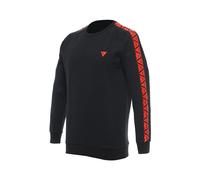 Sweater Dainese Stripes , M M black/fluo-red
