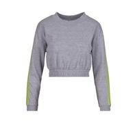Sweater DEF "DEF Damen Chelsea Crewneck", Damen, Gr. XL, grau, 90% Baumwolle, 10% Polyester, Rundhals, Sweatshirts Sweater (45132857-XL) grau
