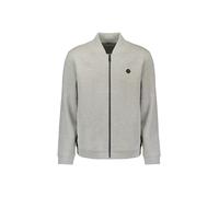Sweater NO EXCESS "No Excess Bomberweste von Timeless Basics", Herren, Gr. XL, graumeliert, 49% Polyester, 45% Baumwolle, 6% Elasthan, Sweatshirts Sweater (27403627-XL) graumeliert