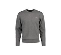 Sweater GANT "Strickpullover CLASSIC COTTON C-NECK", Herren, Gr. M, grau, Obermaterial: 100% Baumwolle CO., Sweatshirts Sweater (27378028-M) grau