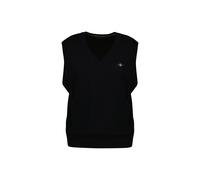 Sweater GANT "Strickpullover CLASSIC COTTON VEST", Herren, Gr. 3XL, schwarz, Obermaterial: 100% Baumwolle CO., Sweatshirts Sweater (98606947-XXXL) schwarz