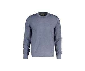 Sweater GANT "Strickpullover SUNFADED C-NECK 1er Pack", Herren, Gr. M, blau (blau (faded denim)), Obermaterial: 100% Baumwolle CO., Sweatshirts Sweater (15676515-M) blau (faded denim)