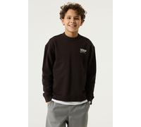 Sweater GARCIA, Jungen, Gr. 176, barken, Sweatware, Obermaterial: 100% Baumwolle, regular fit taillenbedeckt, Rundhals, Rippbündchen, Sweatshirts Sweater, mit Rippbündchen (26927122-176) barken