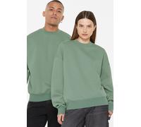 Sweater HARLEM SOUL, Damen, Gr. XS, grün (jade grün), Sweatware, Material: 65% Baumwolle, 35% Polyester, unifarben, regular fit normal, Rundhals, eingesetzt Rippbündchen, Sweatshirts Sweater, mit über