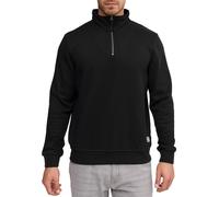 Sweater INDICODE "INPortal", Herren, Gr. M, schwarz, Sweatware, Obermaterial: 60% Baumwolle, 40% Polyester, unifarben, regular fit hüftlang, Rundhals, Rippbündchen, Sweatshirts Sweater (97174251-M) sc