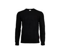 JOOP! JEANS Herren Strickpullover - Laurelor, Feinstrick, Wolle, Rundhals, Bündchen, einfarbig Schwarz / M M Schwarz