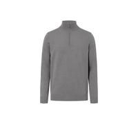 Sweater JOOP "Strickpullover JK-03Dario", Herren, Gr. L, grau (mittelgrau), Obermaterial: 100% Schurwolle WV., Sweatshirts Sweater (18648629-L) mittelgrau