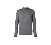 JOOP! Herren Strickpullover - Davide, Feinstrick, kurzer Stehkragen, Schurwolle Mittelgrau / M M Grau