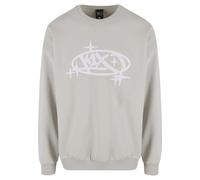 Sweater K1X "K1X K1X Stars Logo Crewneck", Herren, Gr. S, grau, 65% Baumwolle, 35% Polyester, Rundhals, Sweatshirts Sweater (99108125-S) grau