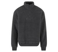 Sweater KARL KANI "Karl Kani KK Metal Signature Teddy Troyer", Herren, Gr. S, grau, 100% Polyester, Sweatshirts Sweater (95708006-S) grau